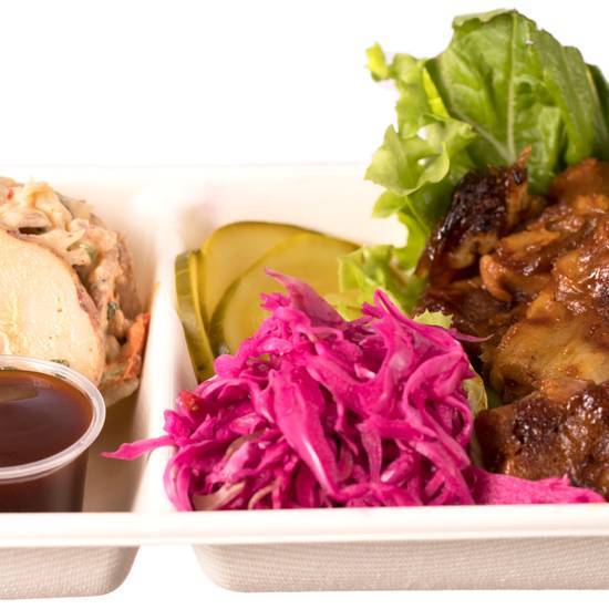 Order BBQ Seitan Platter food online from Clover Food Lab store, Sudbury on bringmethat.com