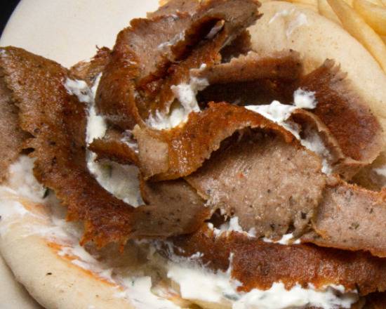 Order Gyro Sandwich food online from La La Gyros store, Tampa on bringmethat.com
