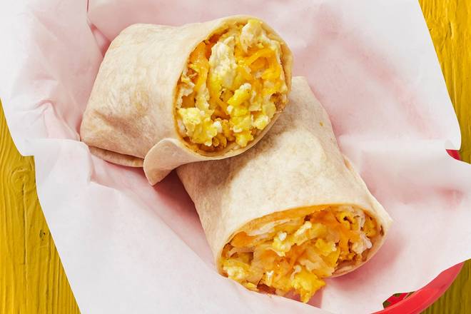 Order Egg & Cheese Burrito food online from Fuzzy's Taco Shop store, Beaumont on bringmethat.com