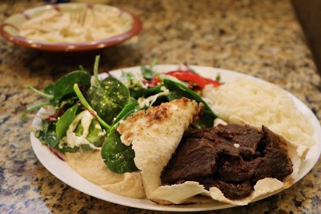 Order Pasture-Raised Beef Shawarma Plate food online from Fresh Bites store, Tampa on bringmethat.com