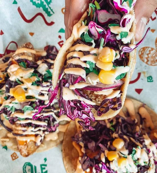 Order Baja Fish Tacos food online from A-Mari-Mix store, Miami on bringmethat.com