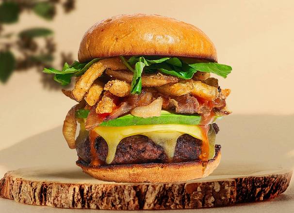 Order Locked and Loaded Burger food online from The Loaded Vegan store, Homestead on bringmethat.com