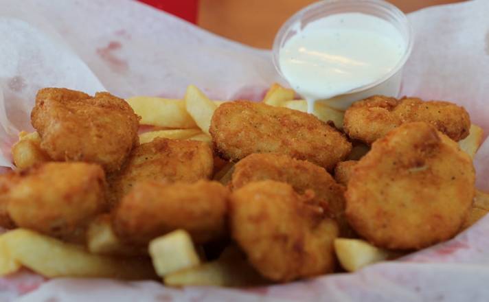 Order 10pc Chicken Nuggets food online from Norm's Famous Charbroiled Hamburgers store, Whittier on bringmethat.com