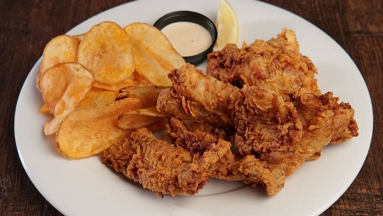 Order Florida Grouper Fish & Chips food online from Hickory Tavern store, Holly Springs on bringmethat.com