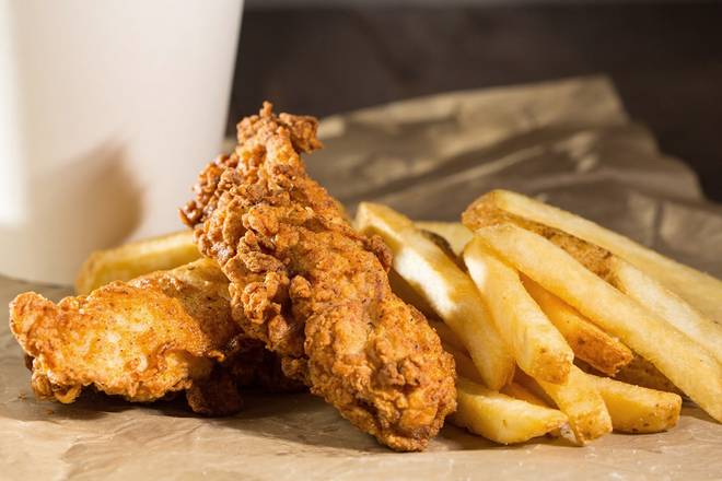 Order KIDS MEAL - CHICKEN TENDERS (2 PC) food online from Wayback Burgers store, Spartanburg on bringmethat.com