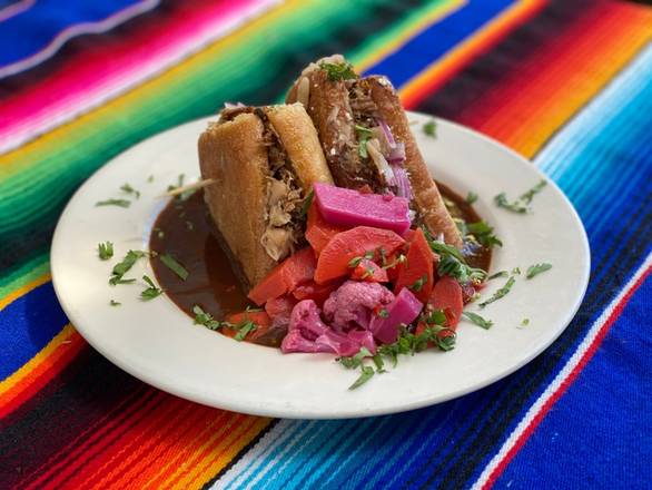 Order Torta Mole Negro food online from El Camino store, Seattle on bringmethat.com