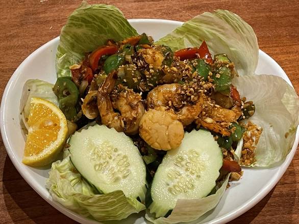 Order #30. Garlic Prawn and Scallop food online from Thai House store, Charlotte on bringmethat.com