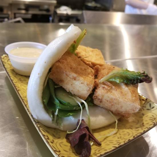 Order White Fish Bao - Grilled & Crispy food online from The Fancy Fish store, San Diego on bringmethat.com
