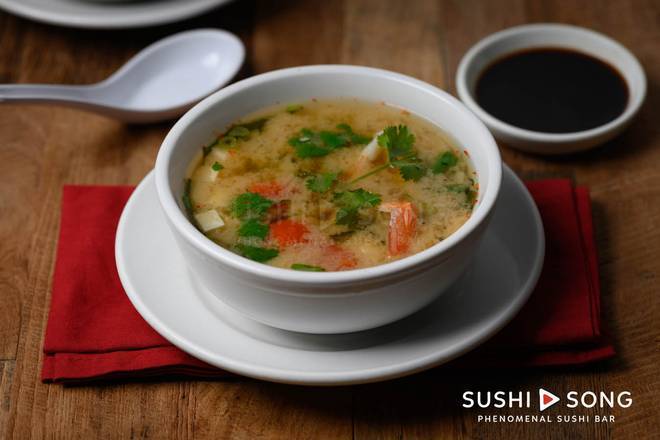 Order Miso Tomyum Soup food online from Sushi Song Key West store, Key West on bringmethat.com