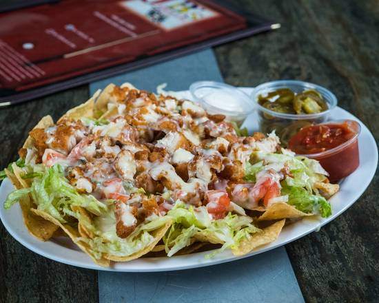 Order Monterey Chicken Nachos food online from Jb Billiards And Bar store, Forest Park on bringmethat.com