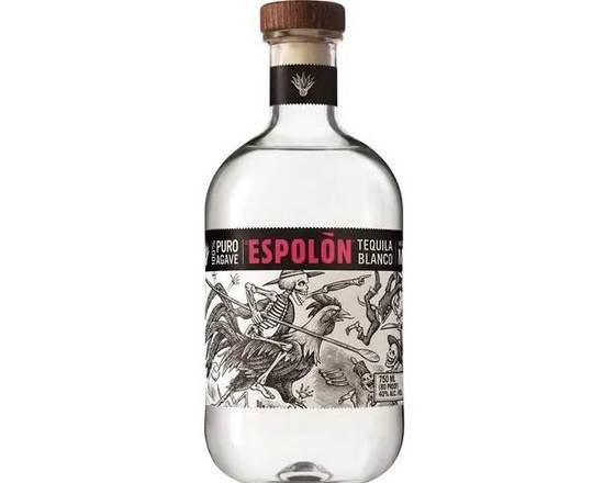 Order Espolon Blanco, 750mL tequila (40.0% ABV) food online from Silver Liquor Market store, Los Angeles on bringmethat.com