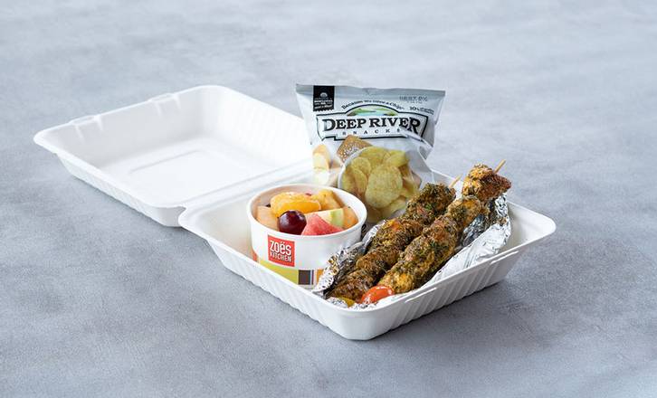 Order Spicy Chicken Kabobs food online from Zoe's Kitchen store, Dallas on bringmethat.com
