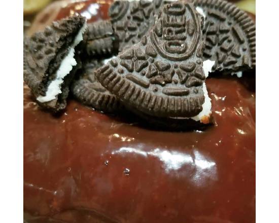 Order Oreo Topped Doughnut food online from Belle Kitchen store, Oklahoma City on bringmethat.com