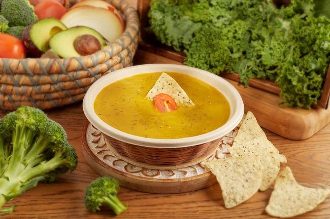 Order Elixir Broccoli Cream Soup food online from Roots Juice Bar store, Miami on bringmethat.com