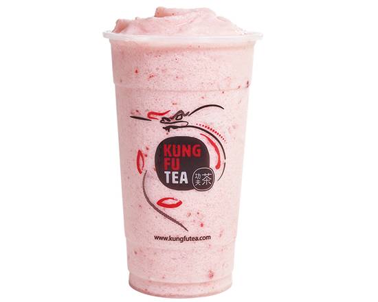 Order Strawberry Milk Slush food online from Kung Fu Tea store, St. Petersburg on bringmethat.com