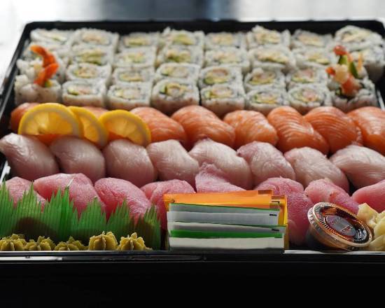 Order Nigiri 24pcs and 4rolls Sushi Roll Platter food online from #35 store, Seattle on bringmethat.com