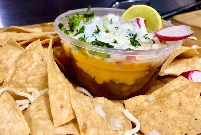 Order BEANS AND CHEESE DIPPING food online from beans and limes store, Van Nuys on bringmethat.com
