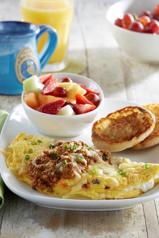 Order Bacquezo® Omelette - Gluten Friendly food online from Another Broken Egg store, Mountain Brook on bringmethat.com