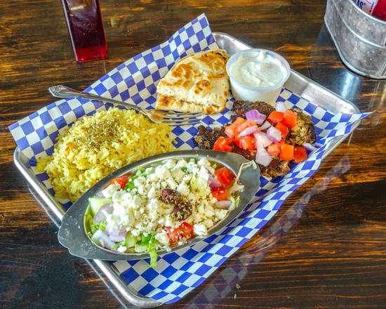 Order Loukaniko Platter food online from Think Greek- Port St Lucie store, Port St. Lucie on bringmethat.com