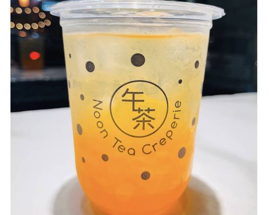 Order Passion Fruit Tea (16oz) food online from Noon Tea Creperie store, Madison on bringmethat.com