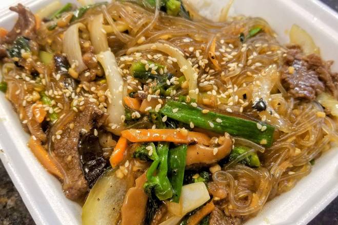 Order Japchae (Glass Noodles) food online from Koko's store, Dupont on bringmethat.com