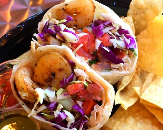 Order Burrito De Camarones food online from Tacos Plus store, Los Angeles on bringmethat.com