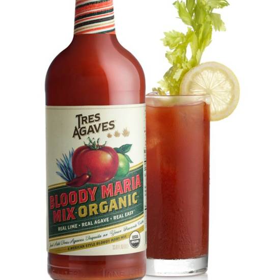 Order Tres Agaves Organic Bloody Mary Mix food online from Santa Monica Liquor store, Santa Monica on bringmethat.com