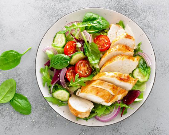 Order Grilled Chicken Salad food online from Mrbeast Burger store, White Oak on bringmethat.com