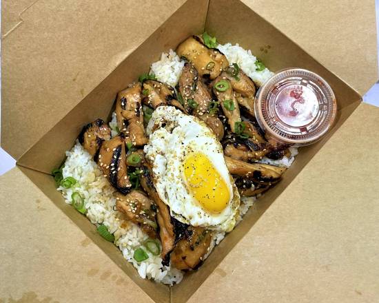 Order Grilled chicken teriyaki plate food online from Korean BBQ & Rice store, Houston on bringmethat.com