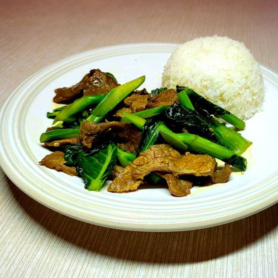 Order GD20. Beef with Chinese Broccoli food online from Saigon Noodle & Grill store, Orlando on bringmethat.com