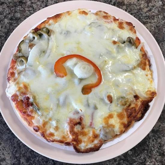 Order Personal Pizza Mixta food online from La Cubanita Pizzeria Corp store, Hialeah Gardens on bringmethat.com