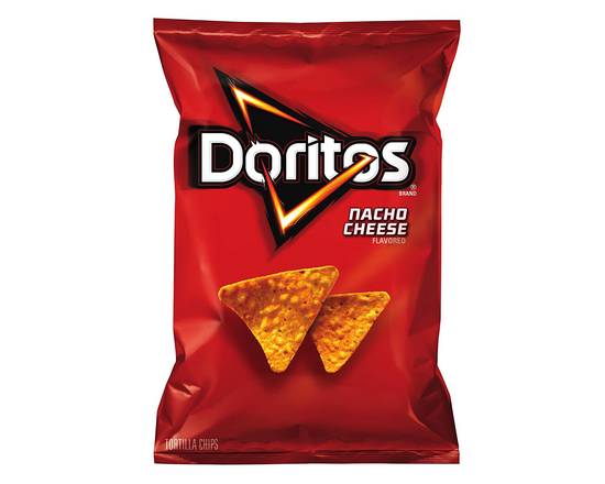 Order Doritos Nacho Cheese 10 oz food online from Trumbull Super Stop store, Trumbull on bringmethat.com