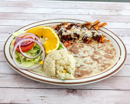 Order Camarones No Me Olvides Habanero Mango food online from Mariscos Uruapan store, Bakersfield on bringmethat.com