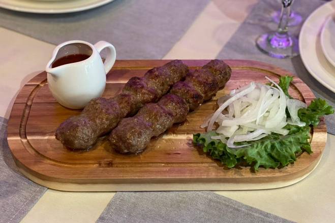 Order Ground Beef ( Lyulya) food online from Saffran Steak House store, Feasterville Trevose on bringmethat.com