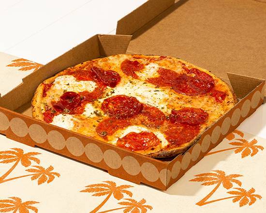 Order Pepperoni Pizza food online from Groovy Island Pizza Co. store, South Bend on bringmethat.com
