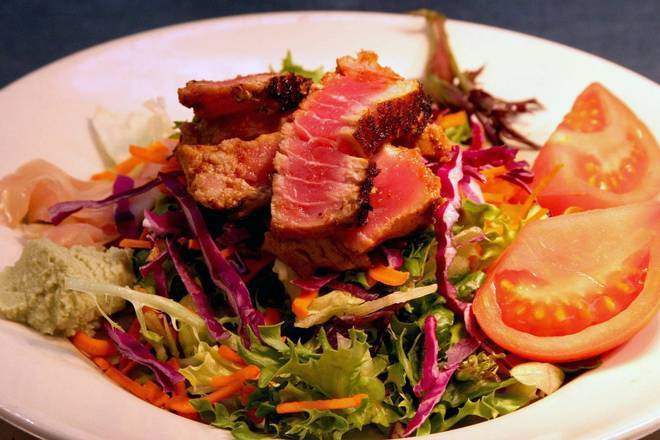 Order Ahi Tuna Salad food online from Harold Seltzer Steakhouse store, St. Petersburg on bringmethat.com