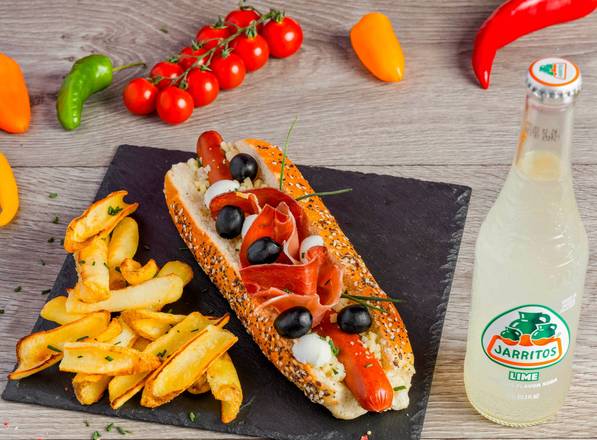 🌭🍟 Formule Hot-dog + Frites ou Dessert