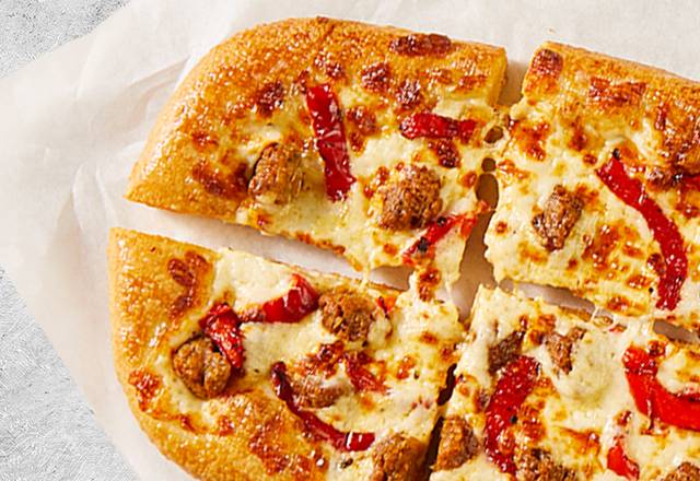 Flatbread - Beyond Italian Sausage Alfredo