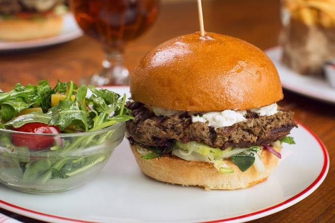 Order Goat Cheese Burger food online from Founding Farmers Tysons store, Providence on bringmethat.com