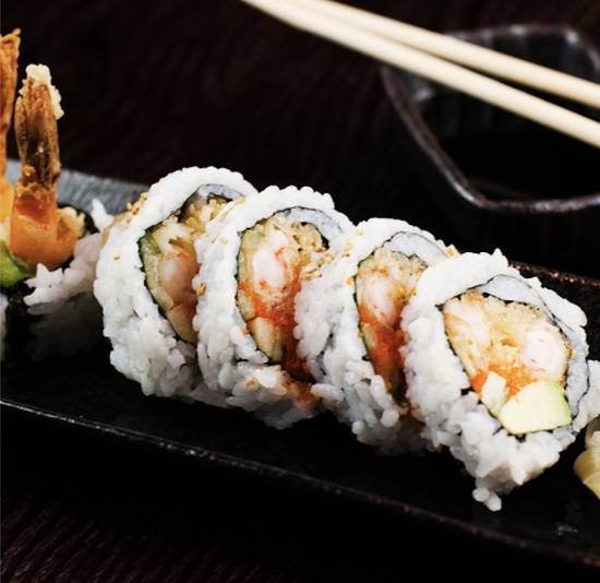 Order 11. Dynamite Roll food online from Fuji Revolving Sushi Bar store, Cypress on bringmethat.com