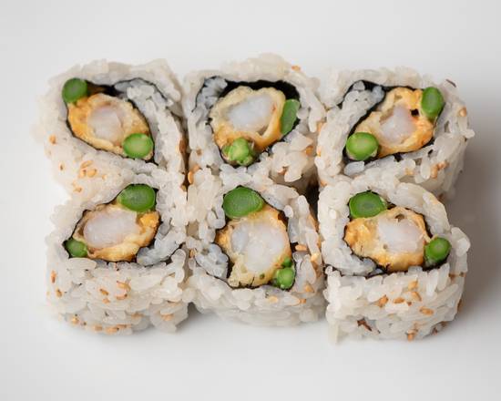 Order Shrimp Tempura Cut Roll food online from Nobu Miami store, Miami Beach on bringmethat.com