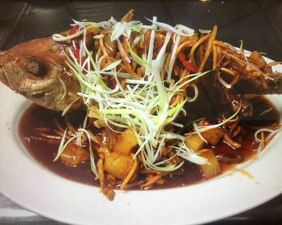 Order Steamed or Crispy Whole Fish food online from Canton Chinese Restaurant store, Richardson on bringmethat.com