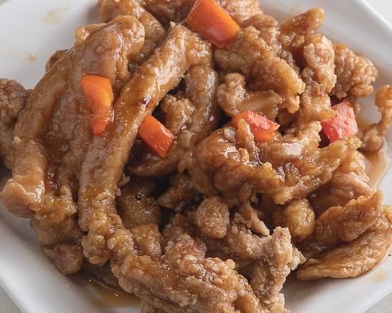 Order Orange Chicken陈皮鸡 food online from New Station Seafood store, Sacramento on bringmethat.com