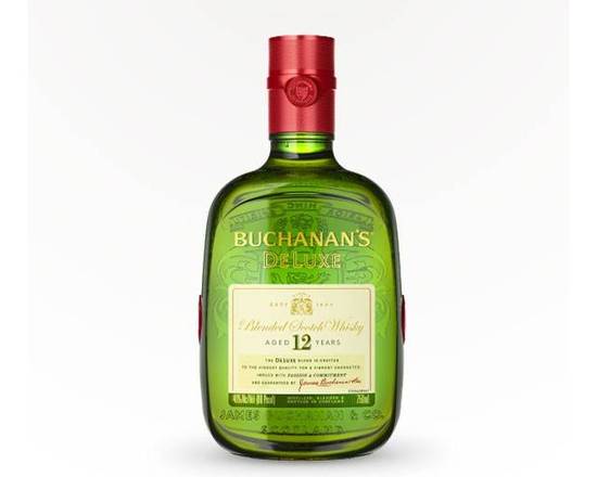 Order Buchanan's Deluxe 12 Year, 750mL whiskey (40.0% ABV) food online from Woodbury Wine & Spirits store, ORLANDO on bringmethat.com
