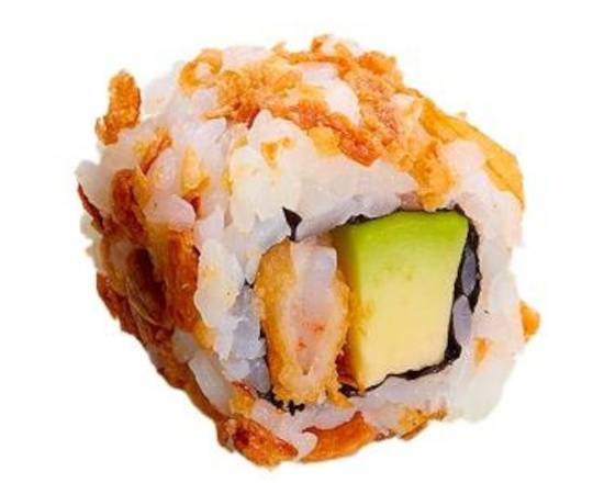 Crispy roll crevette tempura avocat