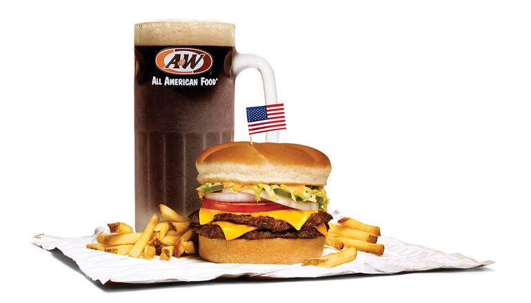 Order Papa Burger® Combo food online from A&Amp;W store, Indiana on bringmethat.com