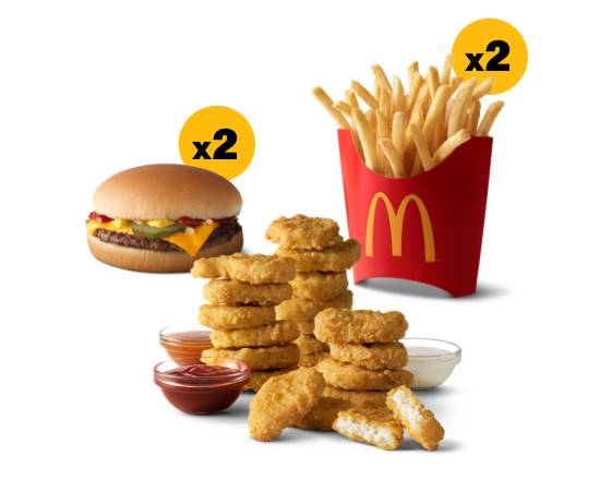 Order Classic Cheeseburger Pack  food online from Mcdonald® store, Denver on bringmethat.com