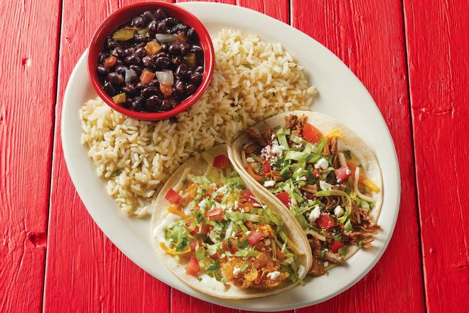 Order Taco Plate food online from Fuzzy's Taco Shop store, Beaumont on bringmethat.com