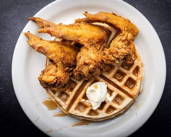 Order Chicken and Waffles food online from The Soul Lounge Bar And Grill store, Spokane on bringmethat.com