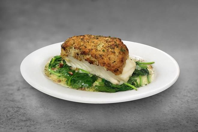 Order GARLIC CRUSTED SEA BASS food online from Ruths Chris Steak House store, Louisville on bringmethat.com